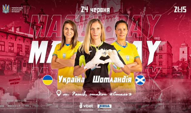 Україна — Шотландія: відео онлайн-трансляція матчу відбору на жіночий ЧС-2023