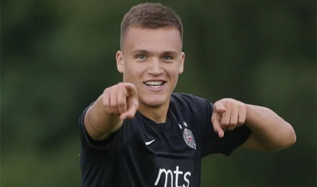 Марко Мілованович, partizan.rs