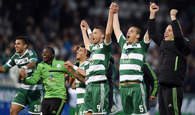 Гравці Панатінаікоса після кубкового матчу, Getty Images