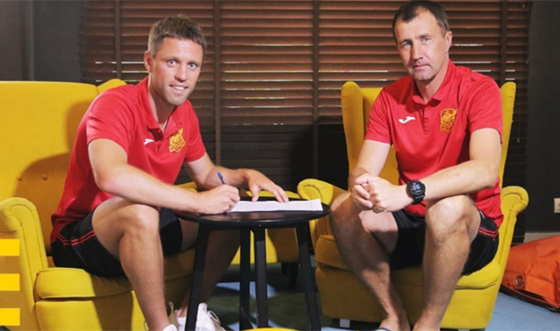 Дмитро Поспелов з Сергієм Лавриненко, ФК ІНГУЛЕЦЬ