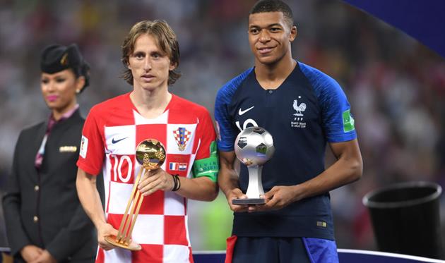 Лука Модріч та Кіліан Мбаппе, Getty Images