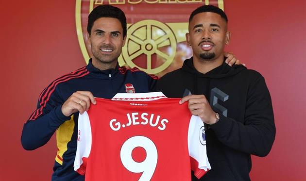 Мікель Артета та Габріел Жезус, Arsenal.com