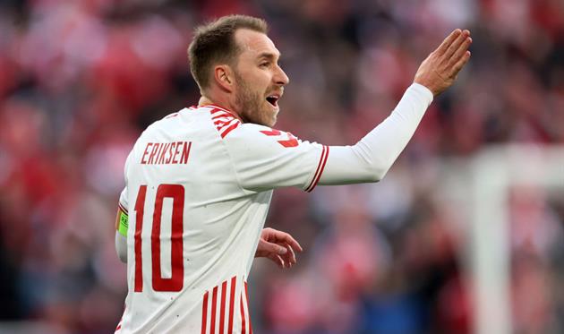Крістіан Еріксен, getty images