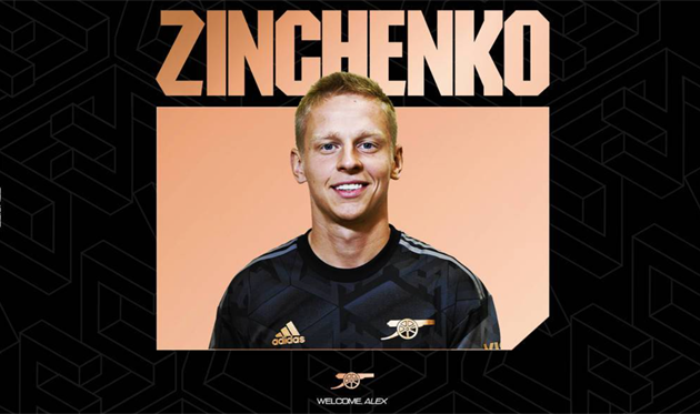 Олександр Зінченко, arsenal.com