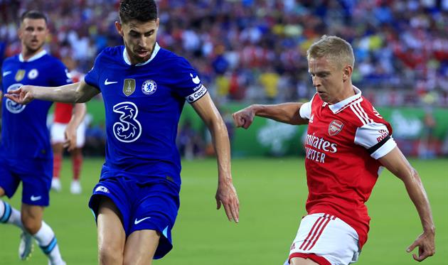 ОЛЕКСАНДР ЗІНЧЕНКО (ПРАВОРУЧ) У МАТЧІ З ЧЕЛСІ, GETTY IMAGES