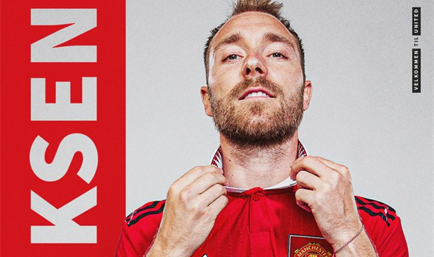 крістіан еріксен, манчестер юнайтед