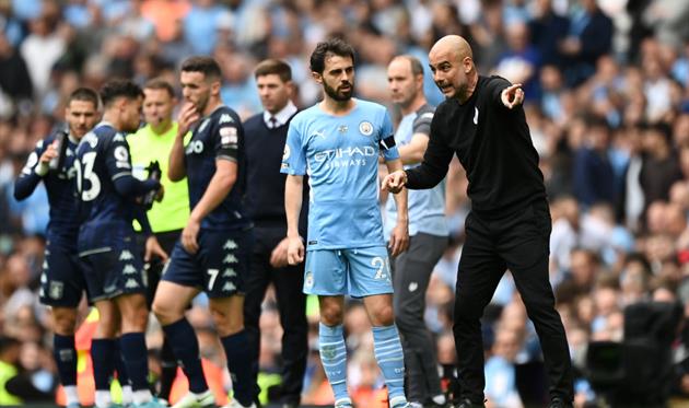 Бернарду Сілві та Хосеп Гвардіола, Getty Images