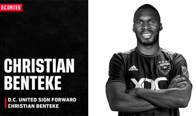 Крістіан Бентеке, фото Ді Сі Юнайтед