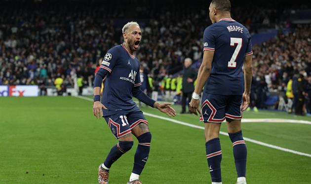 Неймар та Кіліан Мбаппе, Getty Images