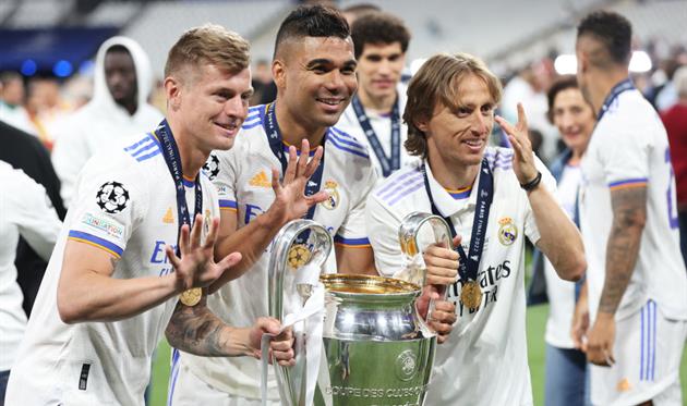 Кроос, Каземіро та Модріч, Getty Images