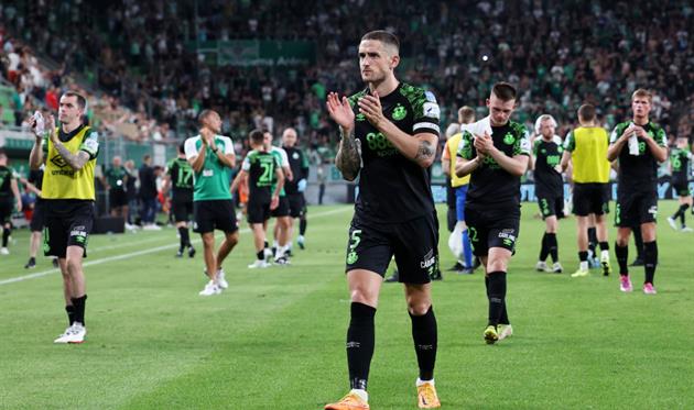 Гравці Шемрок Роверс після першого матчу з Ференцварошем, Getty Images