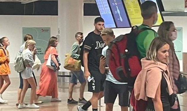 Яремчук у бельгійському аеропорті