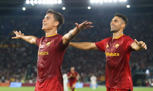 Радощі гравців Роми, getty images