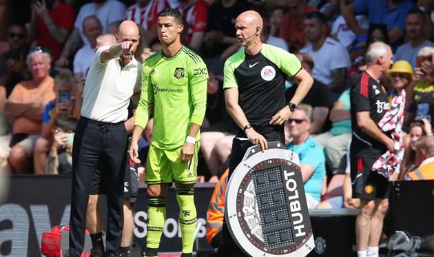 Тен Гаг та Роналду, getty images