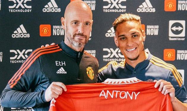 Ерік тен Гаг та Антоні (праворуч), twitter.com/elkato77