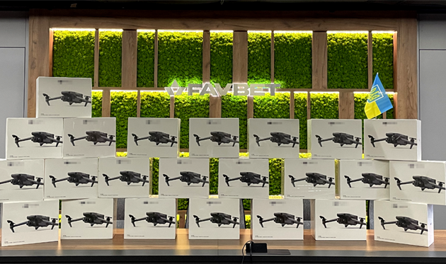 Замість дня народження — допомога армії: 23 дрони для ЗСУ від FAVBET на річницю компанії