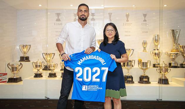 Георгій Мамардашвілі, офіційний сайт Валенсії