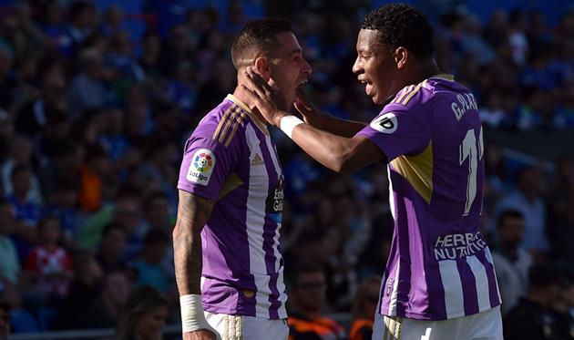 Гравці Вальядоліда святкують гол, Getty Images