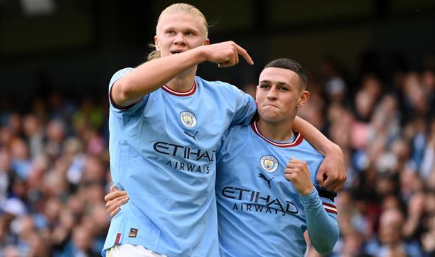 Ерлінг Голанд та Філ Фоден, getty images