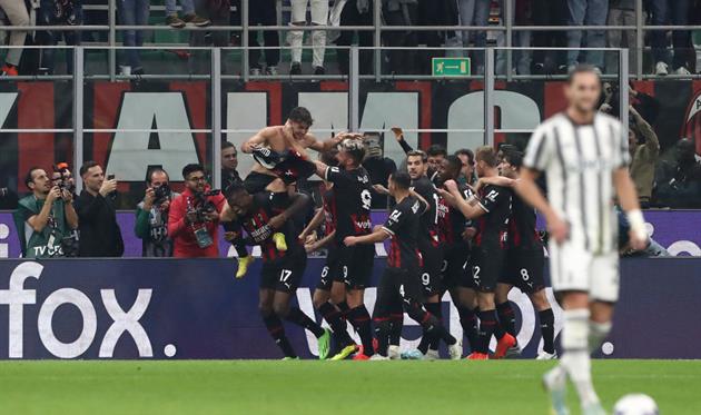 Мілан святкує гол Діаса, Getty Images