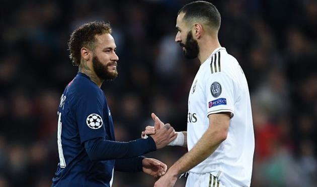 Неймар (ліворуч) та Карім Бензема, Getty Images