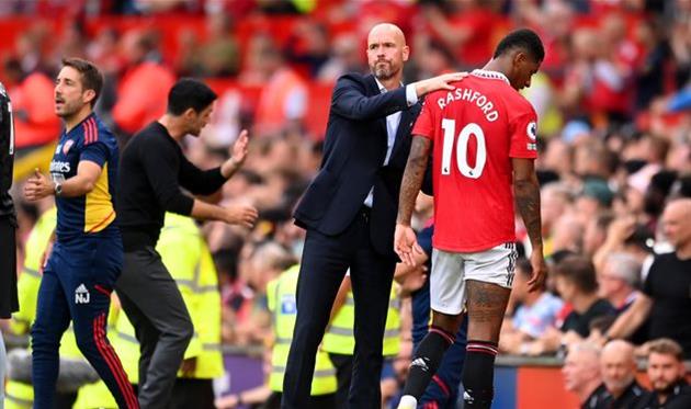 Ерік тен Гаг та Маркус Рашфорд, Getty Images