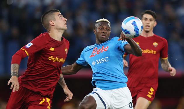 Манчіні проти Осімгена під пильним наглядом Ібаньєза, Getty Images