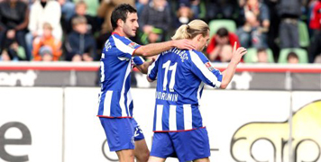 В последнем туре Воронин забил, фото herthabsc.de