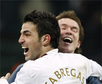 Глеб и Фабрегас в хороших отношениях