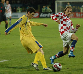 Михалик и Модрич, фото Ильи Хохлова Football.ua