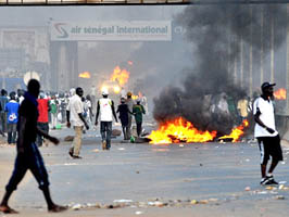 Столица Сенегала после вылета своей команды, фото АР