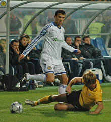 Еременко в действии, фото Ильи Хохлова Football.ua