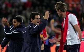 Капелло излучает радость, АР