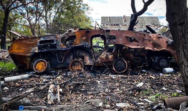 Опрацьована ЗСУ техніка орків, фото ГШУ