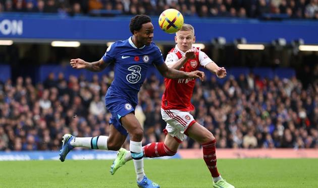 Рахім Стерлінг та Олександр Зінченко, getty images