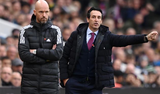 Ерік тен Гаг та Унаї Емері, getty images