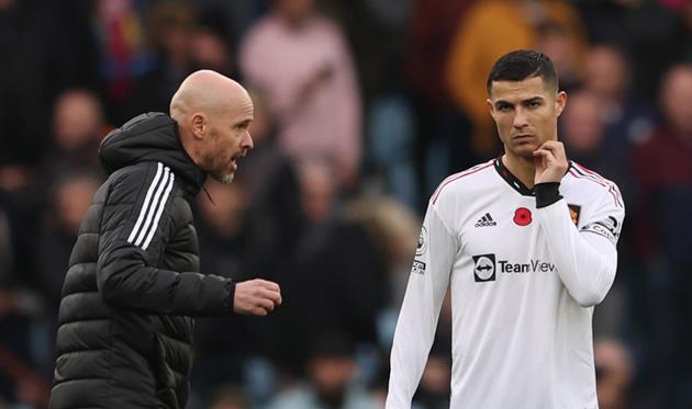 Тен Гаг та Роналду, getty images