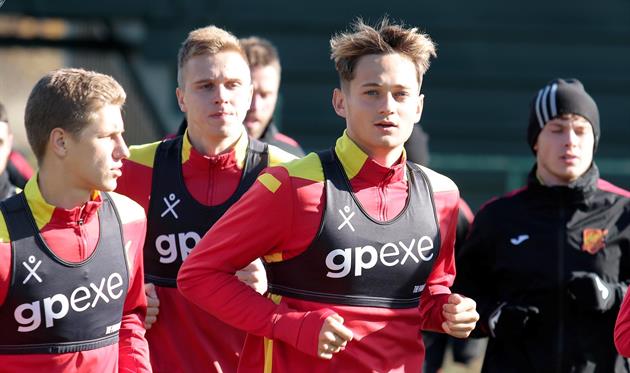 Тренування перед випробуванням / ФК Інгулець