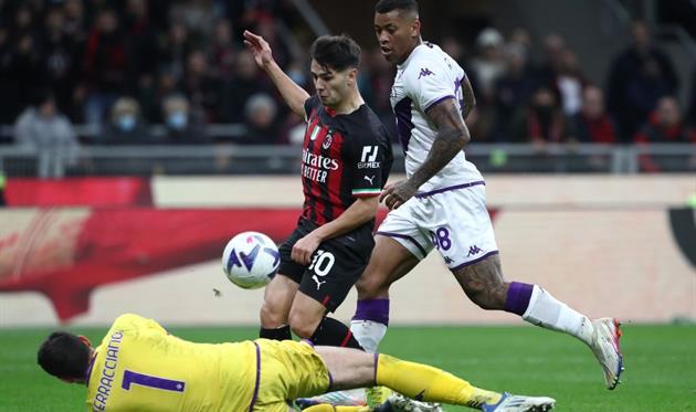 Мілан не зміг перемогти Фіорентину. Getty Images