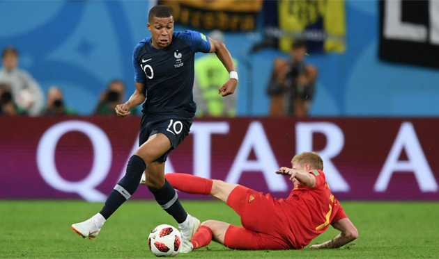 Кіліан Мбаппе і Кевін де Брюйне, Getty Images