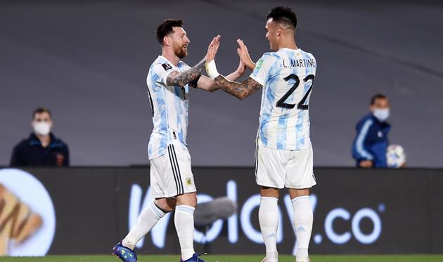 Мессі та Лаутаро, Getty Images