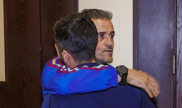 Хосе Гая і Луїс Енріке, фото EFE