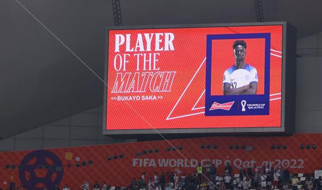 Сака - МОТМ, Getty Images