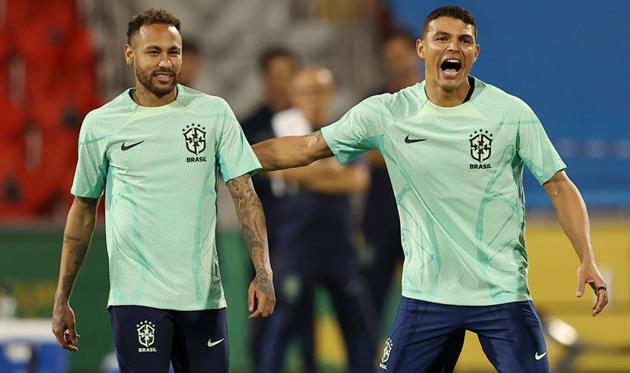 Неймар та Тіаго Сілва, Getty Images