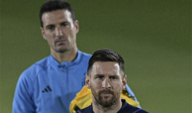 Ліонель Скалоні та Ліонель Мессі