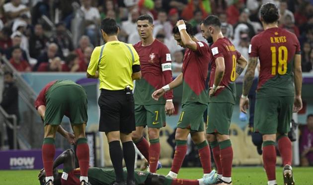 Травма Нуну Мендеша, фото L’Equipe