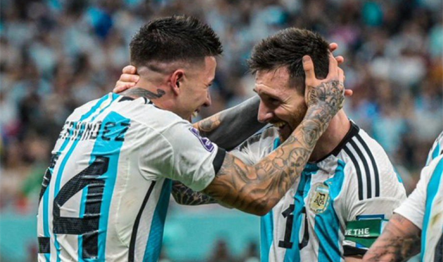 Енцо Фернандес та Ліонель Мессі