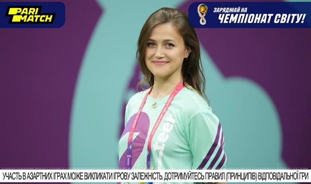 Найчарівніша волонтерка ЧС-2022 — із України. Бігала біля Мессі, а Роналду навіть не вийшов до журналістів