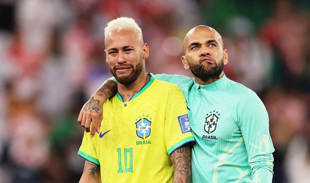 Неймар і Дані Алвес, getty images