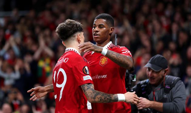 Алехандро Гарначо та Маркус Рашфорд, getty images